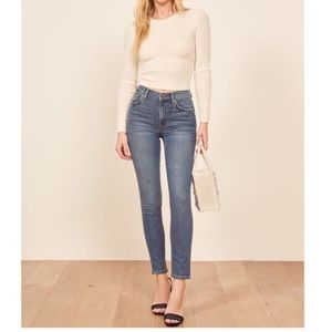 Reformation High & Skinny Jeans Size 23